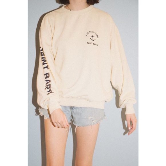 Brandy Melville Tops - Brandy Melville John galt saint barth sweatshirt